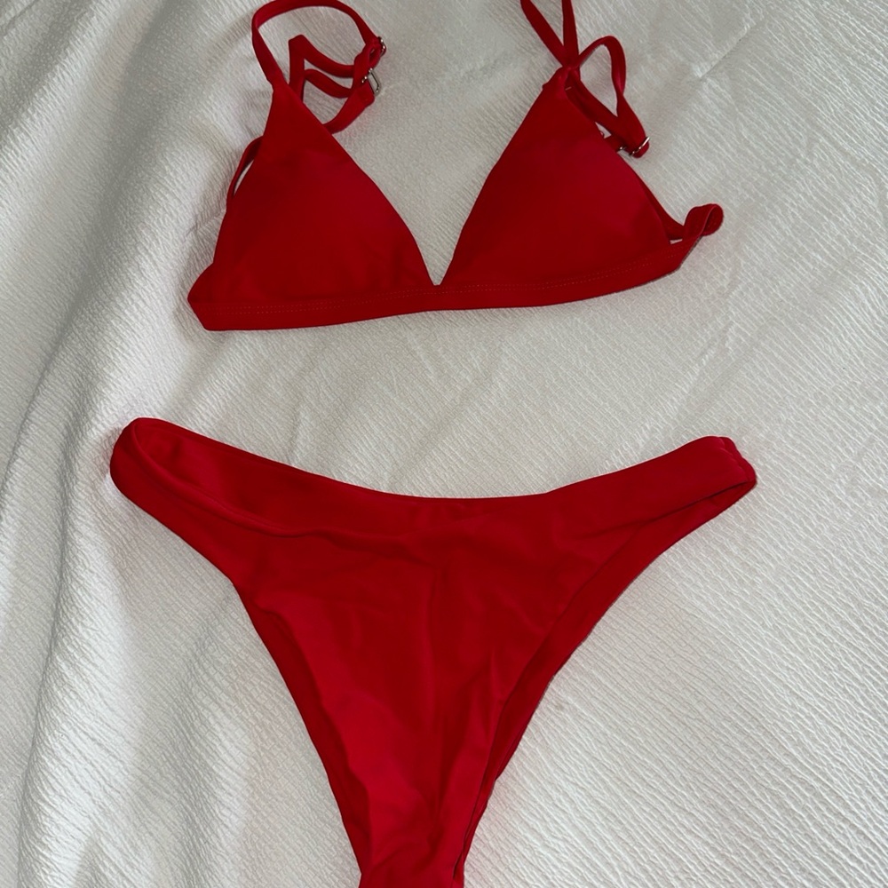 Red Bikini Set